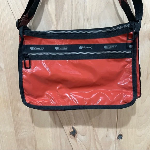 Lesportsac Deluxe Everyday Bag Messenger Bag Aztec Burnt Orange - Picture 9 of 16